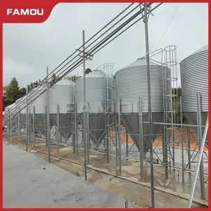 Famou Pig Farming Equipment Hot Galvanized Steel Silos for Wheat Grain Corn - Qingdao Famou Machinery Co., Ltd. - China