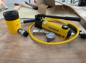 Rch-202 20T Hydraulic Jack 700Bar 1Y MOQ1 PC Yellow Spring Return 26.9mm Hole - Taizhou Kashon Power Equipment Co., Ltd. - China