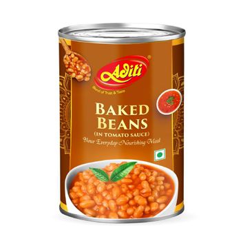 Premium Baked Beans in Rich Tomato Sauce – Ready-to-Eat, Vegetarian (425 GM & 825 GM) – Aditi Foods India Pvt. Ltd. - ADITI FOODS (INDIA) PVT. LTD. - India