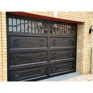 High Quality Wrought Iron Automatic Garage Door for House Exterior Doors - Fuzhou Riyi Building Materials Co., Ltd. - China