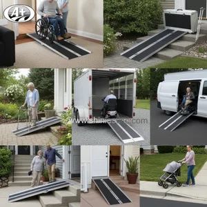 Portable Non-Slip Aluminum Folding Suitcase Ramp for Wheelchair Accessibility - SHINIEST INDUSTRIES, INC. - China