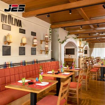 Restaurant Furniture Set with Wooden Tables Chairs for Cafe Bistro - Foshan J2S Furniture Co., Ltd. - China