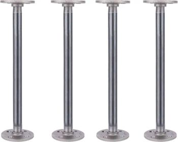 Dark Grey/Black Steel Metal Pipes Vintage Furniture Decorations DIY Coffee Table Legs MID Century Modern, Double Decker Style - Hebei Hanghong Trading Co., Ltd. - China