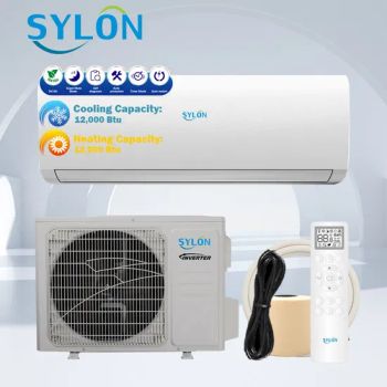 Sylon Wall-Mounted Inverter Split Air Conditioner with Dehumidification 12000BTU Inverter Split Air Conditioners for Home Use with CE CB Saso Certification - Foshan Sylon Electrical Appliances Co., Ltd. - China