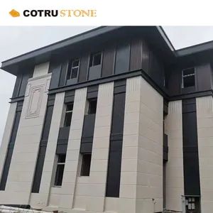 Natural Golden Beige Limestone Tiles Floor Paver Paving Stone - Xiamen Cotrustone Imp. & Exp. Co., Ltd. - China