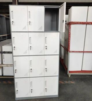 Gym 12 Door Locker Steel Clothing Storage Cabinet Cupboard Metal Cupboard for Staff - Luoyang Besteel Co., Ltd. - China