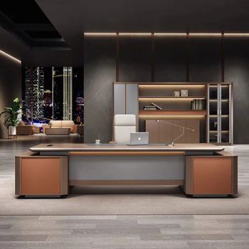 Liyu Furniture CEO Boss Desk Computer Tables Executive Desks for Sale with Fixed Side Table Executive L Shape Office Desk - Foshan Liyu Furniture Co., Ltd. - China
