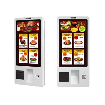 Customized Food Truck Smart Order Payment Terminal Thermal Printer Coffee Shop Self Service Outdoor Food Kiosk - Guangzhou Senke Electronic Co., Ltd. - China