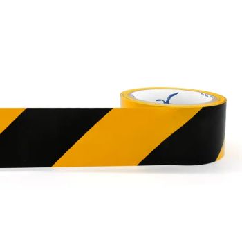 Hazard Warning Tape Black Yellow Self Adhesive Floor Warehouse Safety Security 50mm X 40m - Dongguan Haixiang Adhesive Products Co., Ltd. - China