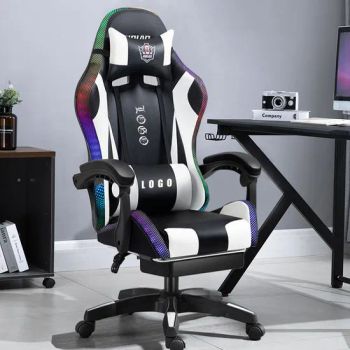 Hot Sale LED RGB Computer PC Game Chair Gaming PU Leather Silla Gamer Massage Racing Gaming Chair with Lights and Speakers - Ningbo Charm-Tech Import and Export Corporation Ltd. - China