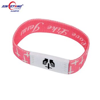 Custom Daily Bible Verse NFC RFID Smart Wristbands Fashionable Polyester Fabric Bracelets - Shenzhen Xinyetong Technology Development Co., Ltd. - China