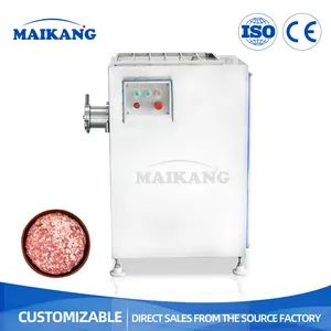 High Capacity Frozen Meat Chopper Grinding Mincing Machine Grinder for Large Scale Food Processing Mincer Workshop Pet Dog Food Machines - Zhucheng Maikang Mechanical and Electrical Technology Co., Ltd. - China