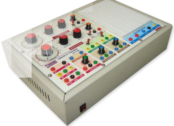 Linear IC Trainer Self Contained Design Yes Potentiometers Available Yes Toggle Switches Available Yes On Board Continuity Tester - Academy Of Embedded Technology - India