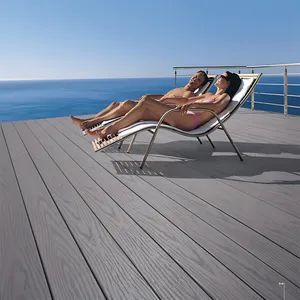Outdoor Flooring Waterproof Wood Plastic Composite Terrace WPC Decking - Anhui Jiahao Machinery Co., Ltd. - China