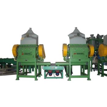 Full Automatic Waste Tires Rubber Granule Powder Make Recycling Machine - Wuxi Shredwell Recycling Technology Co., Ltd. - China