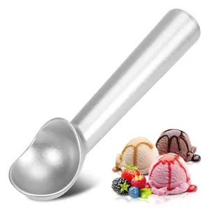 Hot Sell Black Color Metal Aluminum Alloy Heated Ice Cream Spoon Scoop Set Freezer for Ice Cream - Changsha Chengtong Technology Co., Ltd. - China