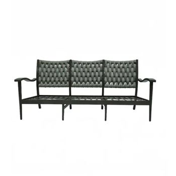 Weather Resistant Gray Outdoor Sofa for Patio Decor - Qingdao Zhen Cheng (Furniture) Co., Ltd. - China