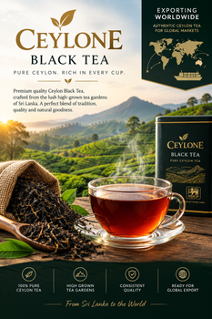 Sri Lanka Black Tea - Senu Exports - Sri Lanka