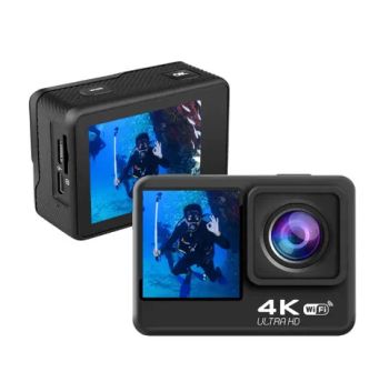 4K Dual-Screen HD 170 Degree Wide Angle Lens 30m Dual-Screen Sports Waterproof Camera WiFi Outdoor Digital Action Camera - Market Union Co. Ltd. - China