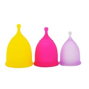 Menstrual Cups Medical Silicone Customer Logo OEM Color 100% Medical Silicone Used for Female Menstruation - Shaanxi Xinrui International Trade Co., Ltd. - China