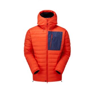 Outdoor Mountaineering Hooded Down Jackets for Hiking with Adjustable Hem Elastic Cuffs - Fuzhou Jollyyou Apparel Company., Ltd. - China