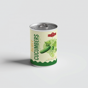 Very Popular TOP SALE High Quality Baby Cucumbers Soaked Canned Fruit 680g in Salt Direct From Vietnam Factory 680ml - G&G CONCEPT CO.,LTD - Vietnam