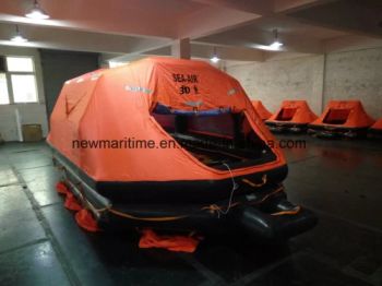 Marine Inflatable Liferaft, Life Rafts for 25 Person Origin China Model NO. 25 Type Life Raft Using Field Ship HS Code - Chongqing New Maritime Import & Export Co., Ltd. - China