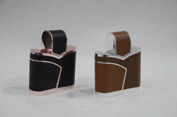 Classical Shape High Quality Perfume Bottle 100ml Leather Decoration Glass Bottle Cosmetic Packing Bottle Factory Price - Wuxi Box Imp & Exp Co., Ltd. - China
