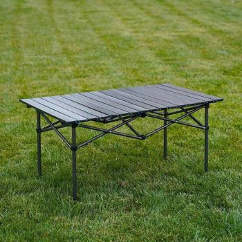 Outdoor Portable Aluminum Garden Tables Adjustable Height Folding Foldable Picnic Camp Table Egg Roll Desk - Henan Toda Technology Co., Ltd. - China