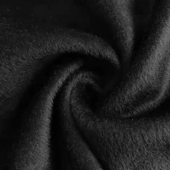 Single-Sided Smooth Black Wool and Viscose Blended Fabric - Wuxi Gardenia Textile Technology Co., Ltd. - China