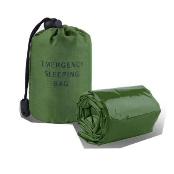 Survival Bivvy Sack Whistles Lightweight Portable Survival Gear Keep Warm After Disasters Emergency Sleeping Bag - Ningbo Multi Channel Co., Ltd. - China