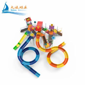 Water Park Kids Water House Aqua Play House Kids Outdoor Water Playground - Guangdong Dalang Water Park Equipment Co., Ltd. - China