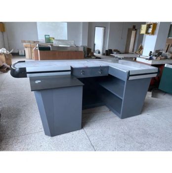 Metal Cashier Desk Retail Grocery Store Checkout Counters - Suzhou Shunhong Metallic Products Co., Ltd. - China