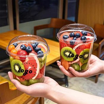 Clear Food Packaging Container Fruit Pet Dessert Salad Plastic Acai Bowls - Wuhan Ecopak Technology Co., Ltd - China