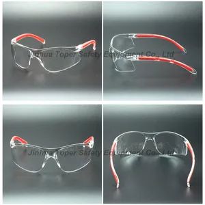 Safety Equipment Sport Type Frame Safety Glasses (SG123) Brand OEM MOQ 3000PCS Style Sports Trademark OEM Size for Adult - Jinhua Toper Safety Equipment Co., Ltd. - China