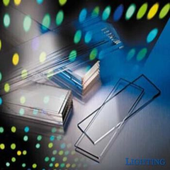 Biochip Packaging Glass 75*25*0.3/0.5/0.7mm Laser Drilling Groove Marking - GuangZhou Lighting Glass CO., LTD. - China