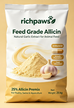 Garlic Allicin 25% (ANIMEL FEED SUPPLIMENT) from Qingdao feima international Garlic Allicin 25% (ANIMEL FEED SUPPLIMENT) - Qingdao feima international - China