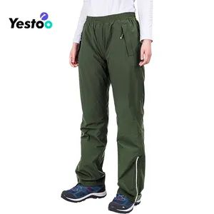 Women's Rain Pants, Lightweight Waterproof Rain Over Pants, Windproof Hiking Pants for Outdoor, Fishing, Rainy Day - Amoy Yestoo Apparel Co., Ltd. - China