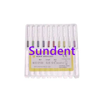 Hand Use Files Dental Barbed Broaches Nerve Broaches Dental Material Stainless Steel Files - SunDent Equipment Co Limited - China