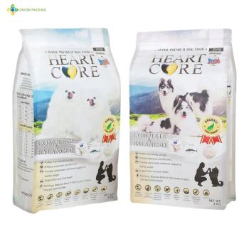 Pet Food Packaging Stand up Pouch Flat Bottom Zipper Bags - Yishui Union Packing Products Co., Ltd. - China