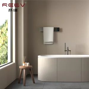 Modern Stainless Steel Single Pole Electric Heated Towel Rack Floor Standing Warmer - Rui'an Bojue Sanitary Ware Co., Ltd - China