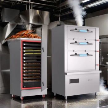 Best RM Commercial Industrial Idli Chinese Thai India Korea Rice Seafood Baozi Bun Fish Momos Lobster Egg Crab Leg Clams Combi Local Steamer Cabinet for Sale - Guangzhou R&M Machinery Co., Ltd. - China