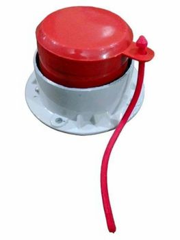Metal Clad Protected Plugs Sockets Frequency 50 Hz Material Mild Steel Colour Red And White Pin Type 2 Pin Socket Socket With Shutter - Alankar Electrical Industries - India