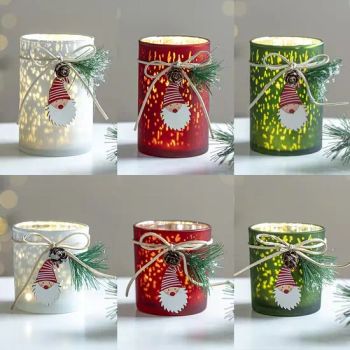 Christmas Gift Merry New Design LED Lights Christmas Decorations Glass Crafts - Baoying County Tongxingyong Glass Crafts Factory - China
