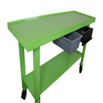 Nanoblox Green Heavy Duty Top Steel Tool Cabinets Working Table Lab Anti Static Table Industrial Work Table Workbench - Jiangsu Kinno Precision Technology Co., Ltd. - China