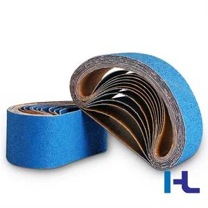 Zirconia Oxide Abrasive Endless Sanding Belts for Polishing Wood Stainless Steel Metal Surface Grinding and Rust Removing - HL GROUP LTD - China