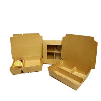 Factory Custom Food Grade Takeaway Hamburger Lunch Box Wholesale Kraft Paper Containers Burger Box Packaging - Qingdao Betfis Electric Appliances Co., Ltd. - China