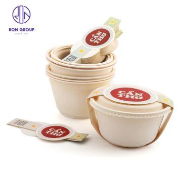 China Wholesale Food Packaging Disposable Tableware Seal Label for Paper Box Bowl Restaurant Hotel - Foshan Ron Hospitality Supplies Co., Ltd. - China