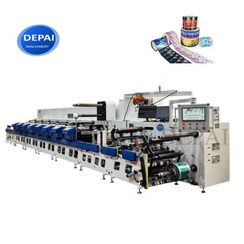 Full Servo Motors 450 Narrow Web 6 8 Colors UV Label Horizontal Flexo Printer Press Printing Machine - Hangzhou Depai Machinery Co., Ltd. - China