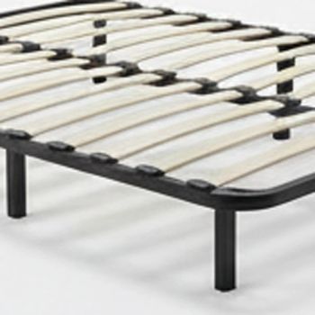 Modern Kd Slatted Metal Bed Frame with Sturdy Wooden Slat for Bedroom - Suzhou Xinyue Furniture Accessories Co., Ltd. - China